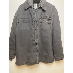 Dickies Genuine Workers Chore Jacket Quilted Lining Sherpa-Lined Hood Men's XL